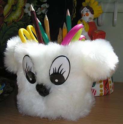 3 симпатишных карандашницы