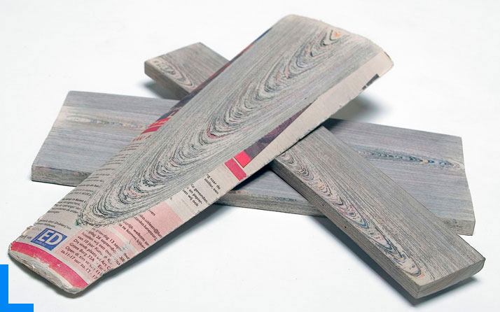 Офисная мебель из газеты для креативного интерьера от Mieke Meijer