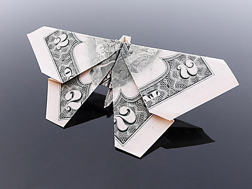 Галерея оригами из долларов (5)