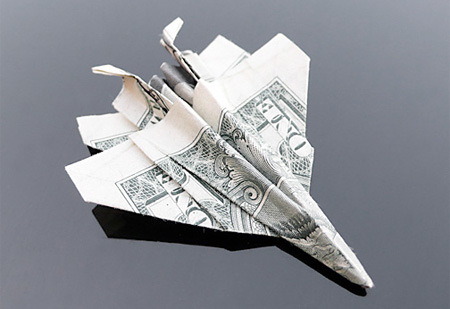Галерея оригами из долларов (1)