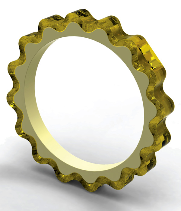 Концепт скотча, кончик которого всегда легко найти