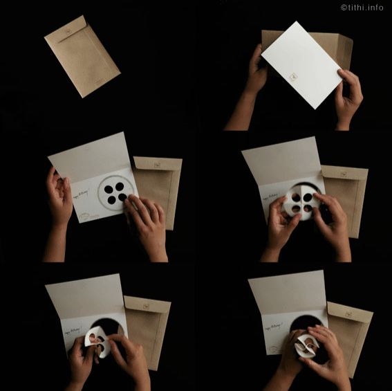 Украшения из бумаги: кольца-оригами от Tithi Kutchamuch на каждый месяц (1)