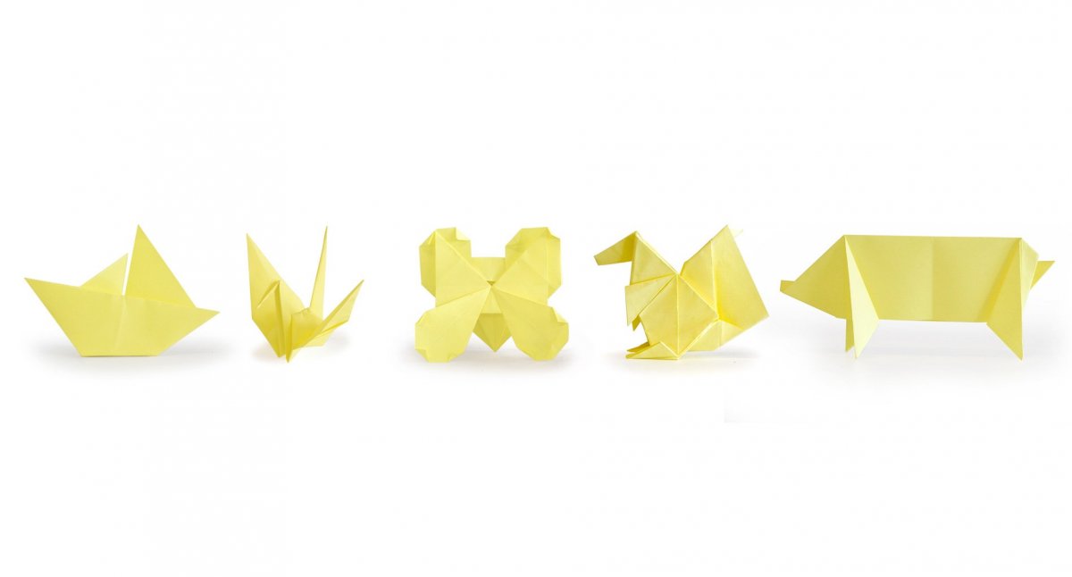 Стикеры с оригами Origami Sticky Note Pads (1)