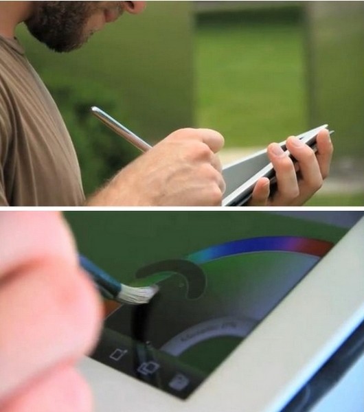 Электронная кисть Sensu Brush для рисования на iPad (3)