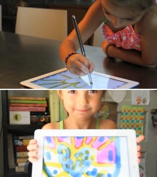 Электронная кисть Sensu Brush для рисования на iPad (2)