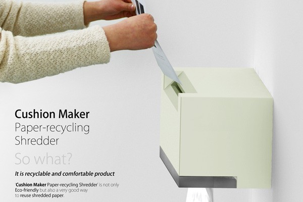 Шредер Cushion Maker, который делает маленькие подушечки