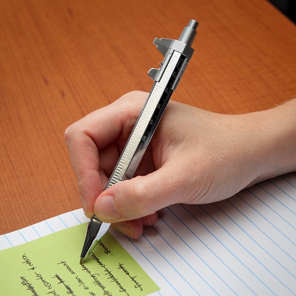 Необычные подарки: ручка-штангенциркуль Messograf Caliper Pen