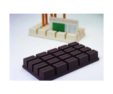 Подставка для ручек и карандашей в виде плитки шоколада