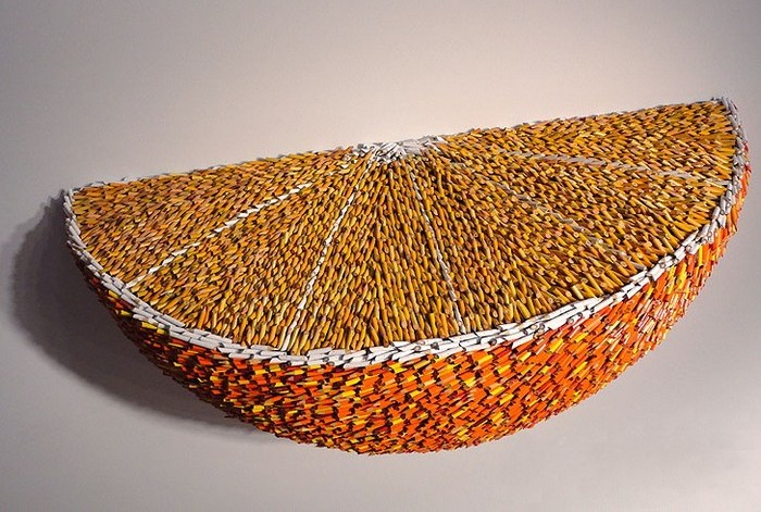 Креативные скульптуры из цветных карандашей (6)