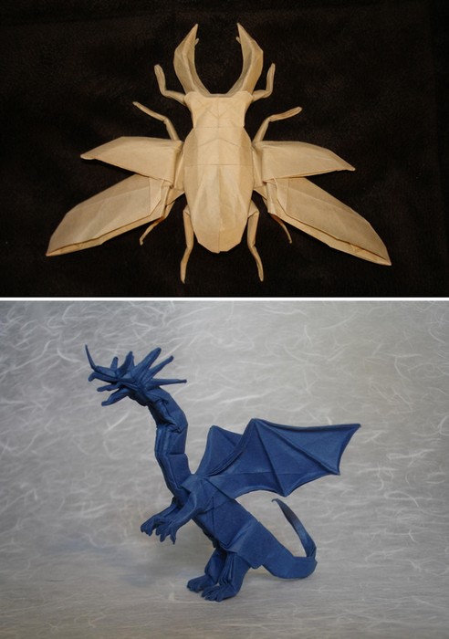 Современное искусство: оригами удивительной красоты от Шуки Като (4)