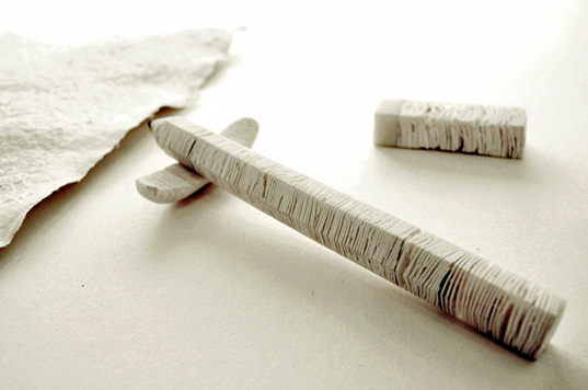 Канцелярский набор из яичной скорлупы