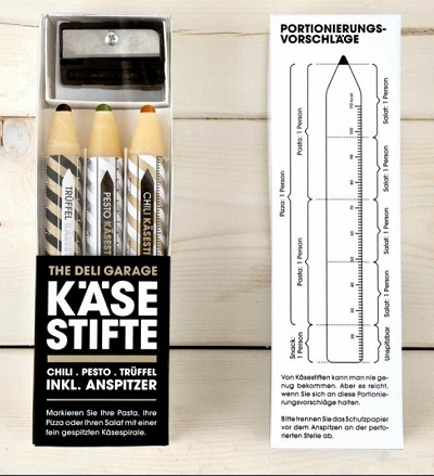 Съедобные карандаши из сыра от Deli Garage