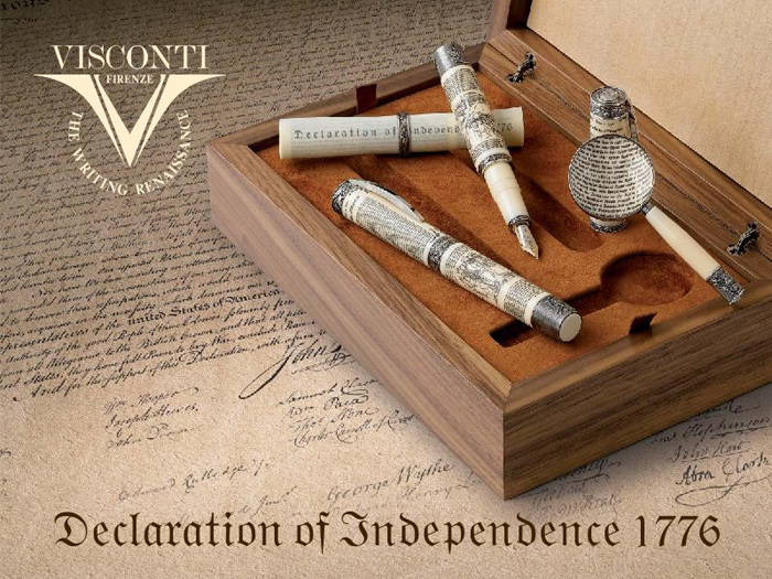 Золотые ручки Visconti Declaration of Independence