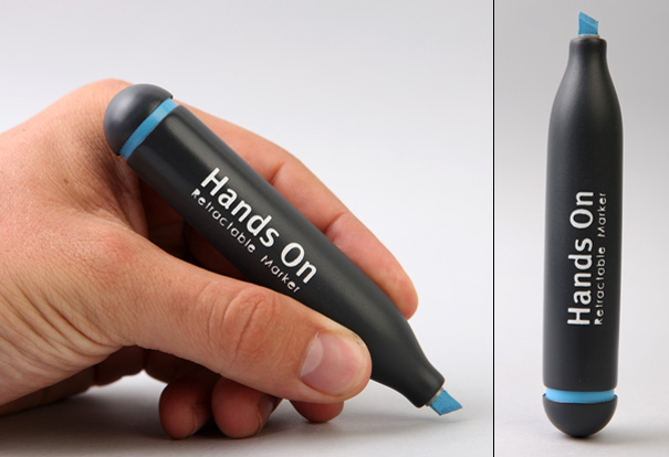 Концепт выдвижного текстмаркера «Hands On»