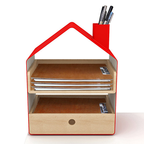 Органайзер для рабочего стола Under My Roof в виде дома